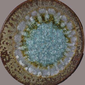 Kerry Brooks - Small Plate, Ceramic and Glass 7 1/2" x 7 1/2"